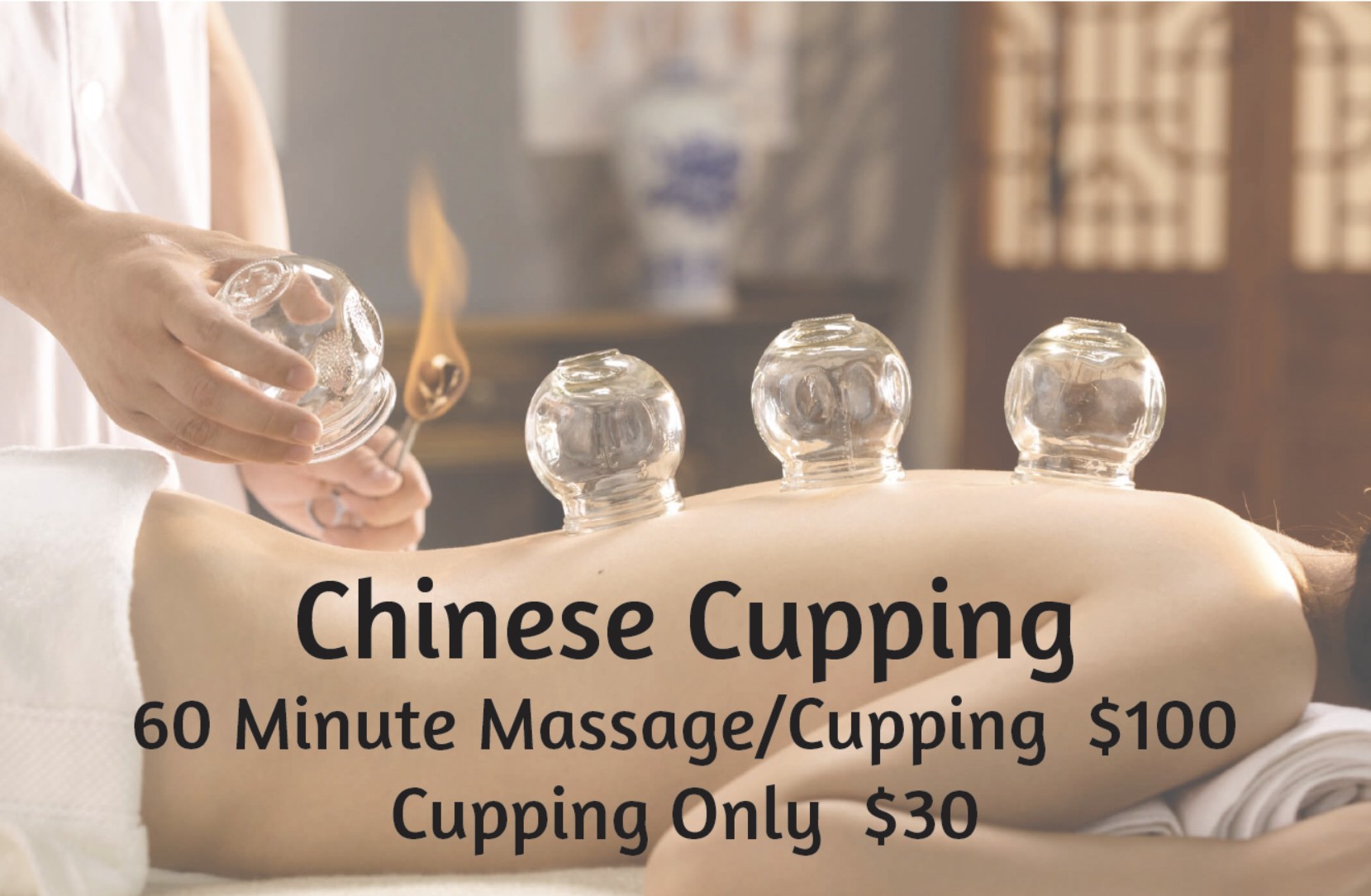 Chinese cupping service at Five Points Massage